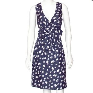 Kate Spade New York Navy/White Blaine Bow Dress